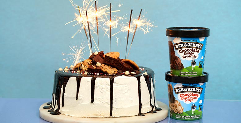 Ben & Jerry's Firecracker Ice Cream Cake