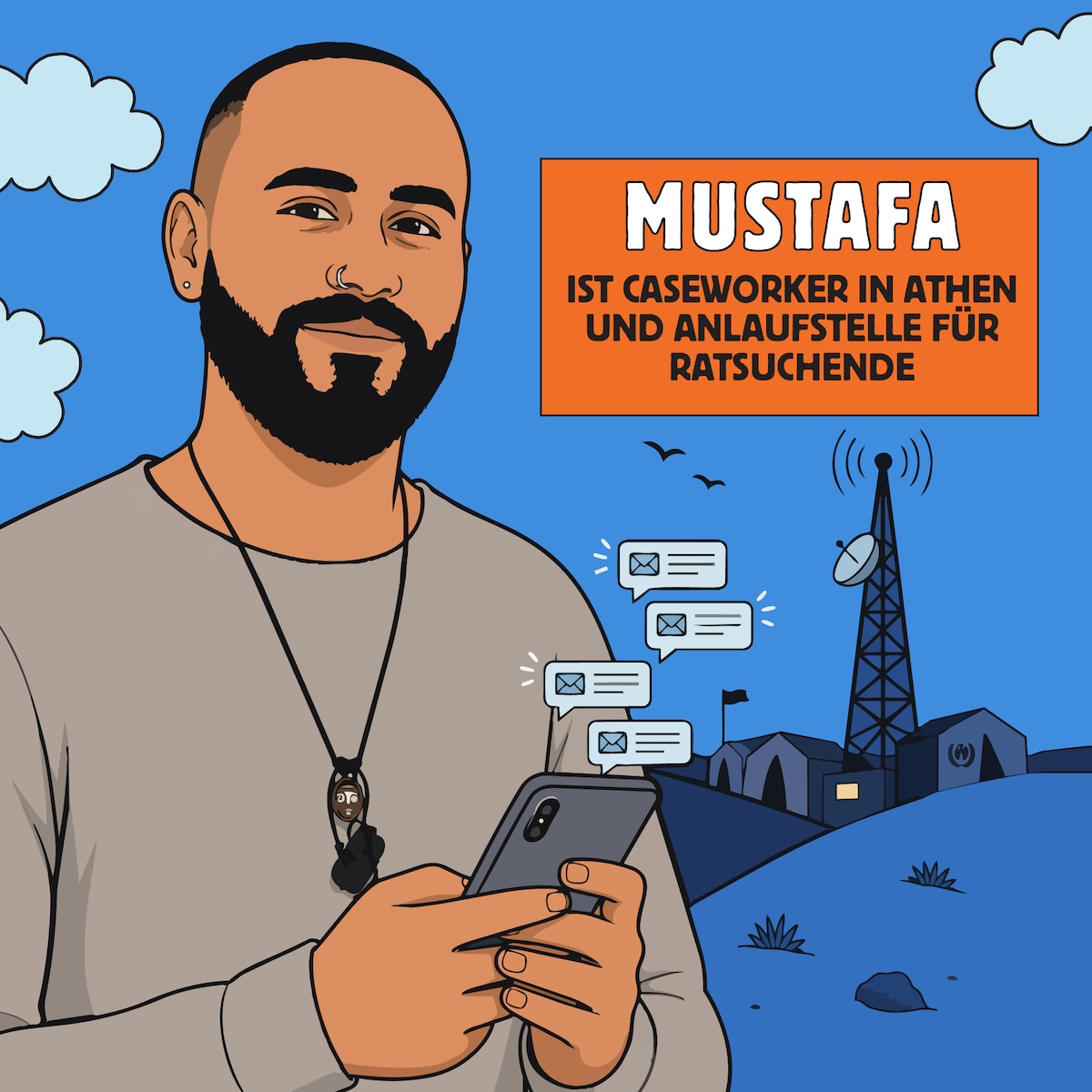 Mustafa – erste Anlaufstelle für Menschen, die Rat suchen