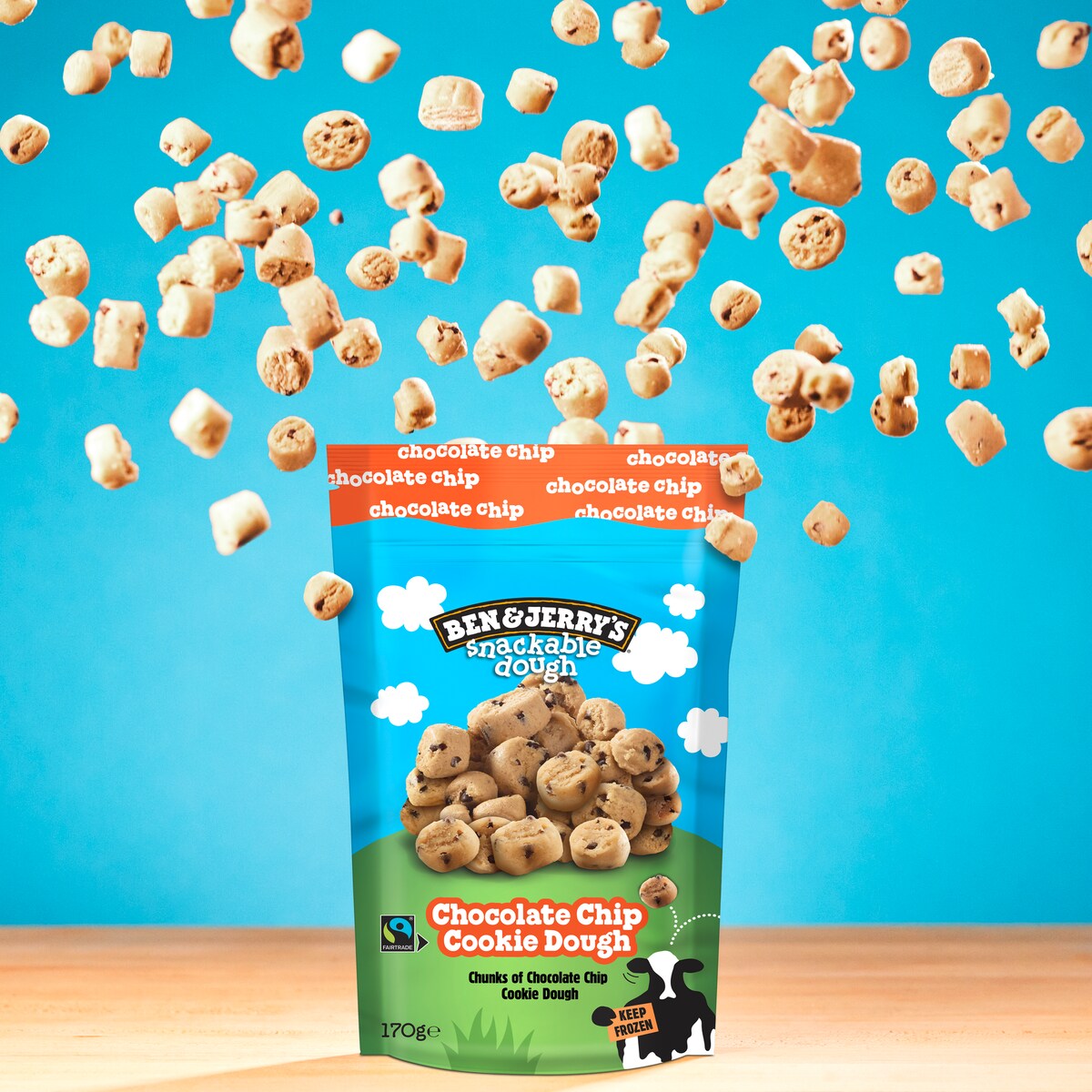 Chocolate Chip Cookie Dough Dough Chunks - Bag 3 / 4