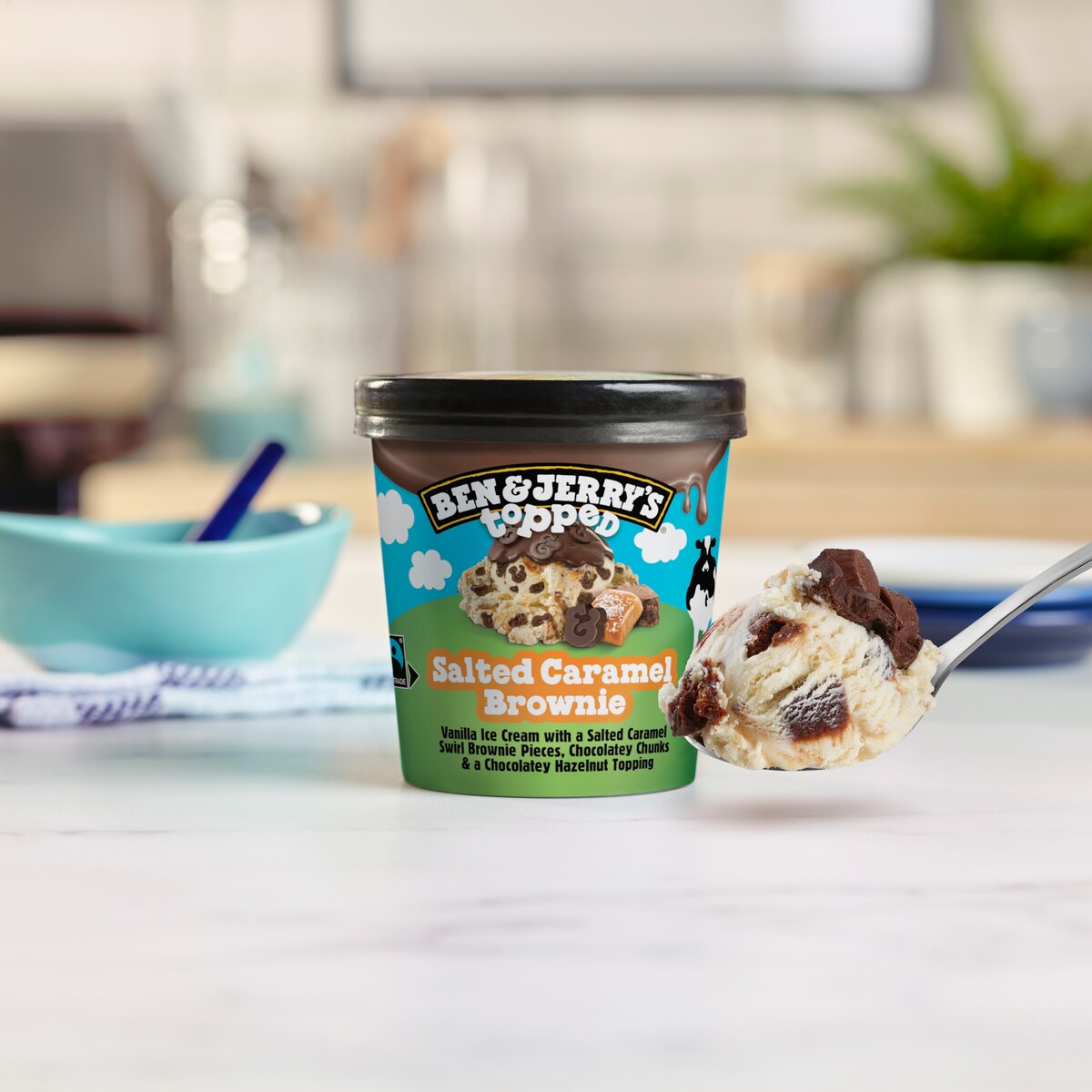 Salted Caramel Brownie Topped - Pint 4 / 4